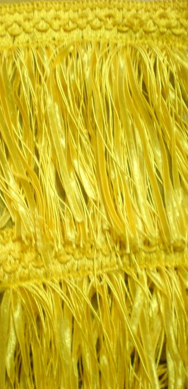 7.Yellow Fringe Fabric